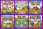 Bold & Easy Spring Vibes Color Pages, a Decorative Illustration by Design Station (Thumbnail 2 of 4)