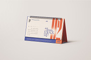 Horizontal Desk Calendar Mockup Set, a Print Template by mockupatelier (Thumbnail 9 of 10)