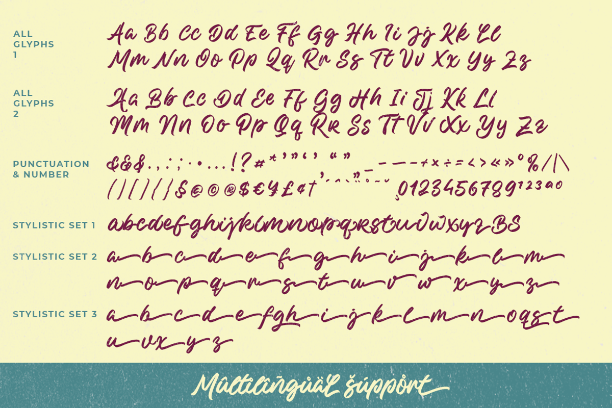 Bones Stone • A Bold Script Font, a Script Font by azetypestudios.com (Photo 7 of 14)