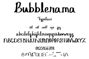Font Bubblerama Cute Creative Sans