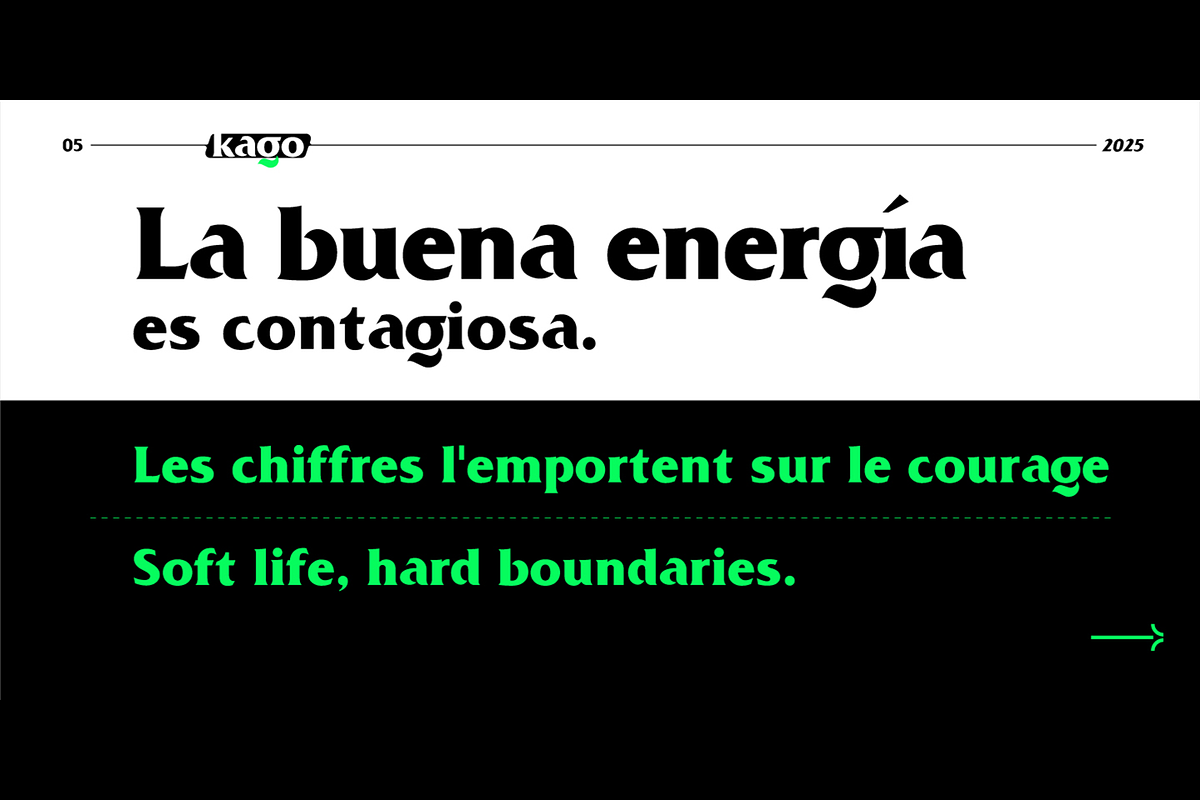 Kago typeface, a Sans Serif Font by Foda Foundry (Photo 4 of 9)