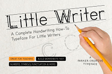 Little Writer - Learn to Write Font