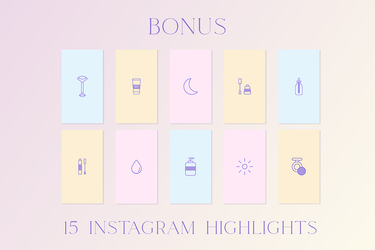 Skincare Instagram Templates | Canva, a Social Media Template by Blog&Glow (Photo 4 of 8)