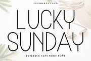 Lucky Sunday, a Sans Serif Font by InermediaSTUDIO (Thumbnail 8 of 8)