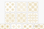 Glitter snowflakes seamless patterns, a Pattern Graphic by Palette Pursuit (Thumbnail 3 of 8)