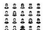 Flat Professional Avatars, a Duotone Icon by Brickclay (Thumbnail 7 of 10)