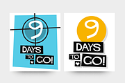 X Days to Go Retro Poster Design, a Graphic by Orange Graphics (Thumbnail 3 of 3)