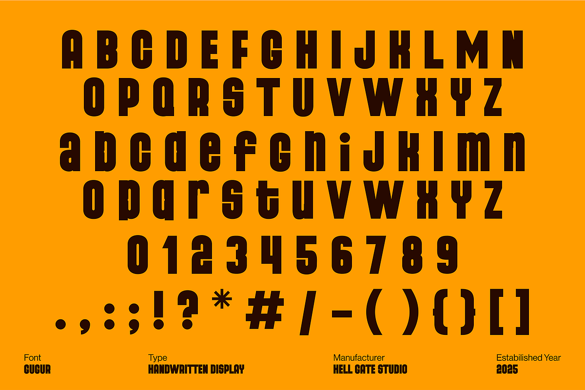 Gugur, a Sans Serif Font by GRVS Studio (Photo 2 of 4)