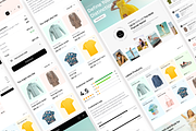Trendtrove: Fashion eCommerce Websit, an UI Kit Template by Fluttertop (Thumbnail 3 of 7)