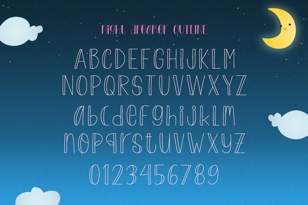 Night Dreamer Font Duo preview 5