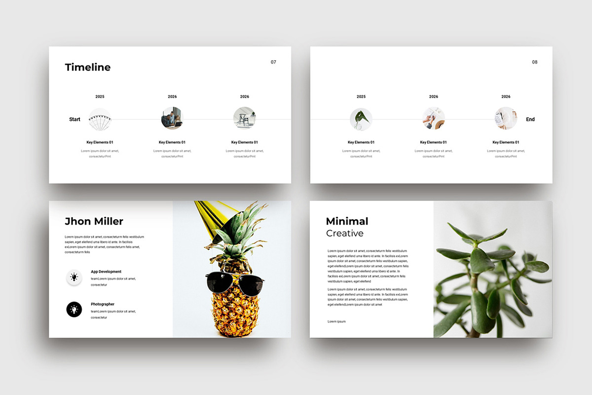 Creative Minimal Presentation, a Presentation Template by Dream-Lab (Photo 4 of 8)