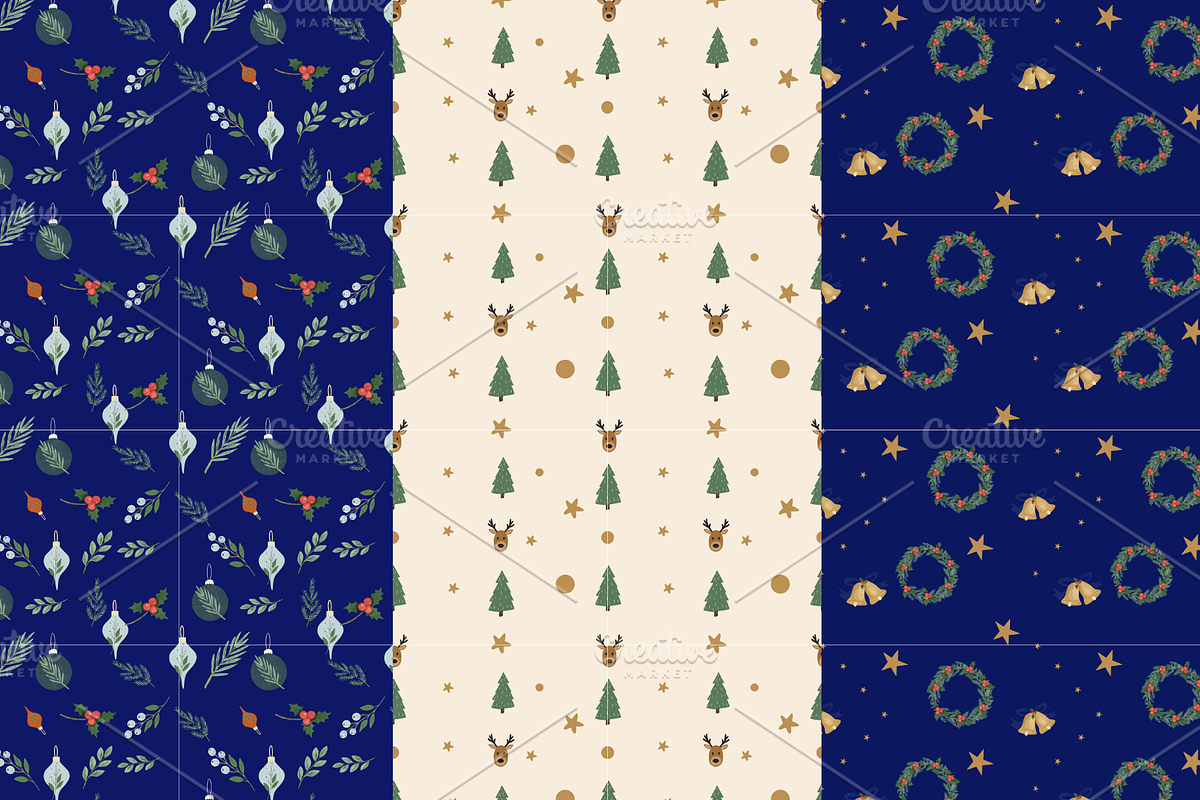 Cozy Christmas Seamless Pattern, a Pattern Graphic by SassyCorners (Photo 5 of 6)