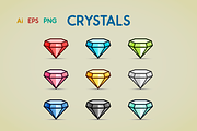 Crystals, an Object Graphic by yurakr (Thumbnail 1 of 3)