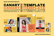 CANARY Instagram Template, a Social Media Template by Aji Gallery (Thumbnail 1 of 7)