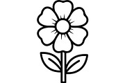 Cute Floral Silhouette, an Object Graphic by Designer_Momina (Thumbnail 6 of 10)