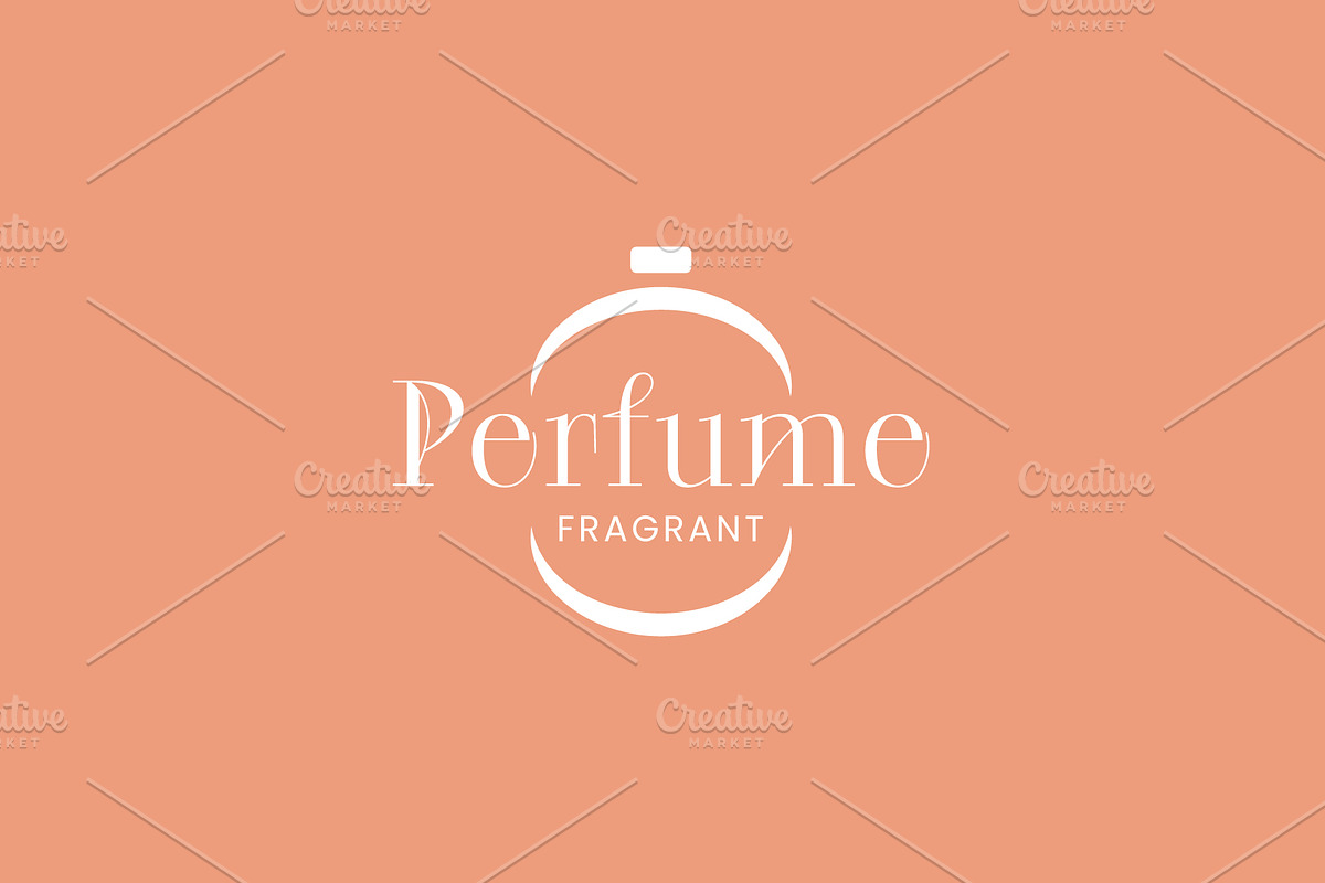 Perfume logo icon illustration, a Branding & Logo Template by Dyn Studio