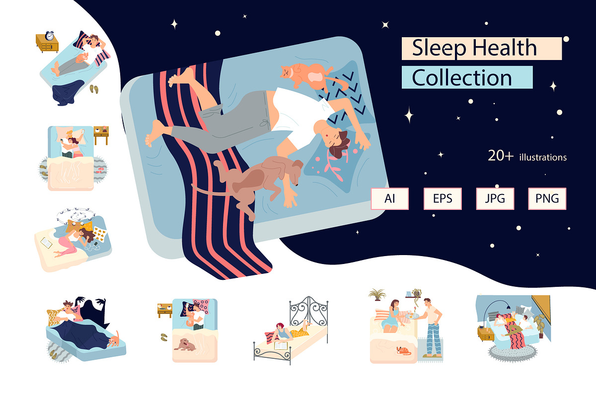 Sleep Health Collection, a Templates & Theme by Lucky Shop (Photo 1 of 12)