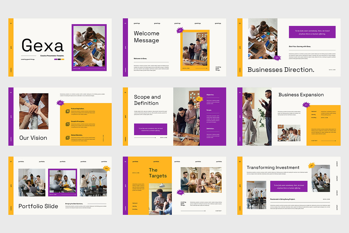 Gexa : Agency Overview Keynote, a Presentation Template by Punkl Camp (Photo 2 of 9)