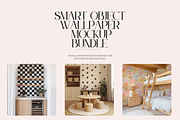 Smart Object Wallpaper Mockup Bundle, a Household Mockup by ItsFreakinMockups (Thumbnail 1 of 7)