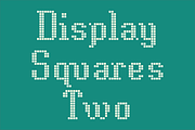 Display Squares Two Font, a Font by GG Design (Thumbnail 1 of 10)