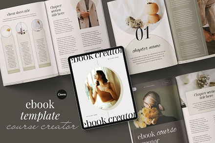 CLARA Course Ebook Canva Template, a Templates & Theme by BoldNStudio