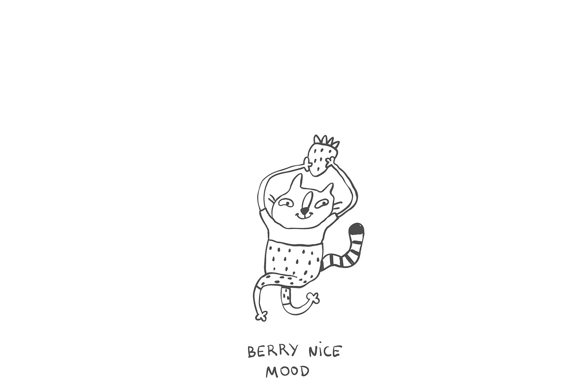 Strawberry Cats, a Graphic by Anastasiya Klempach (Photo 3 of 13)