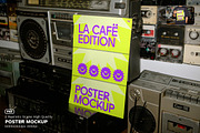 La Cafe Poster Mockup - VOL 2, a Mockup by Simetrica Labs (Thumbnail 6 of 6)