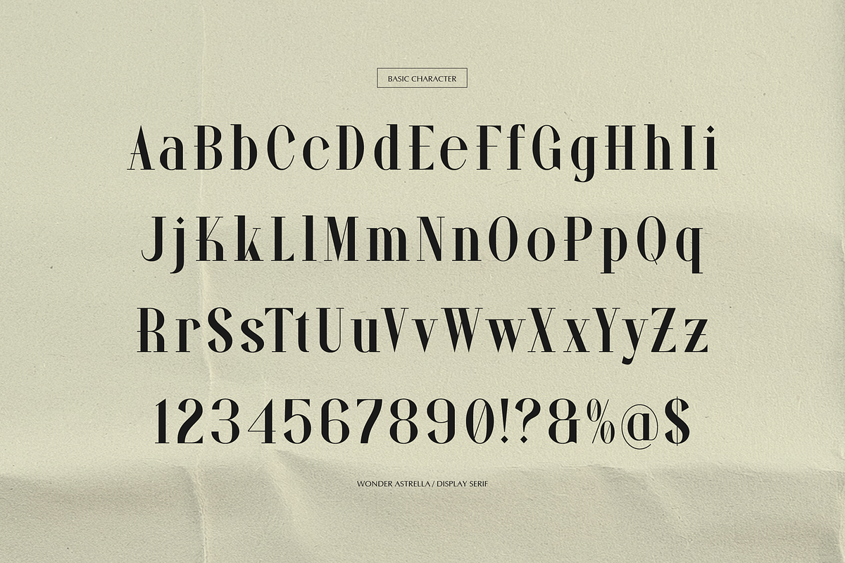 Wonder Astrella Modern Display Serif, a Serif Font by gracetype_studio (Photo 10 of 12)