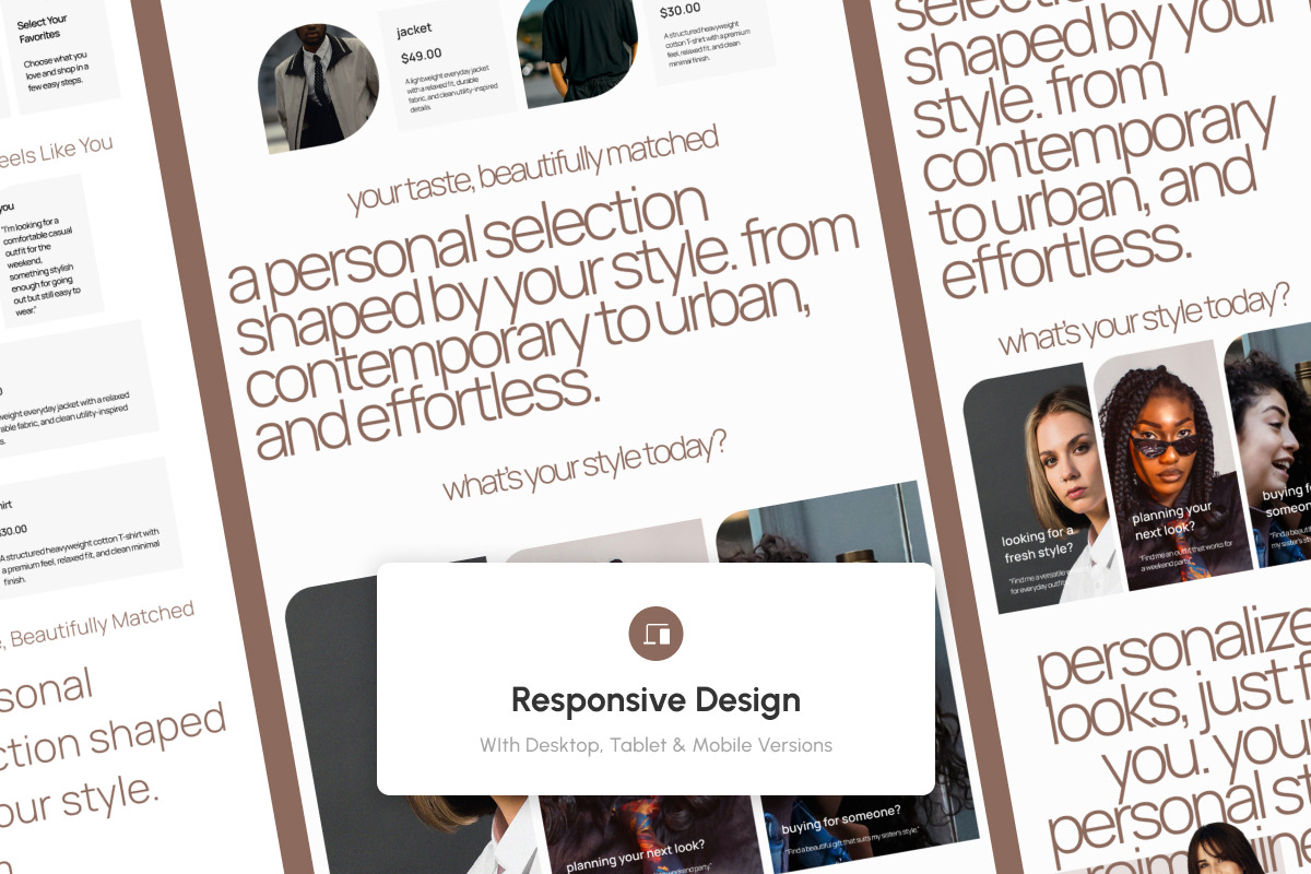 Stylora Fashion Sales Agent Landing, a Landing Page Template by trabaskriya (Photo 3 of 5)