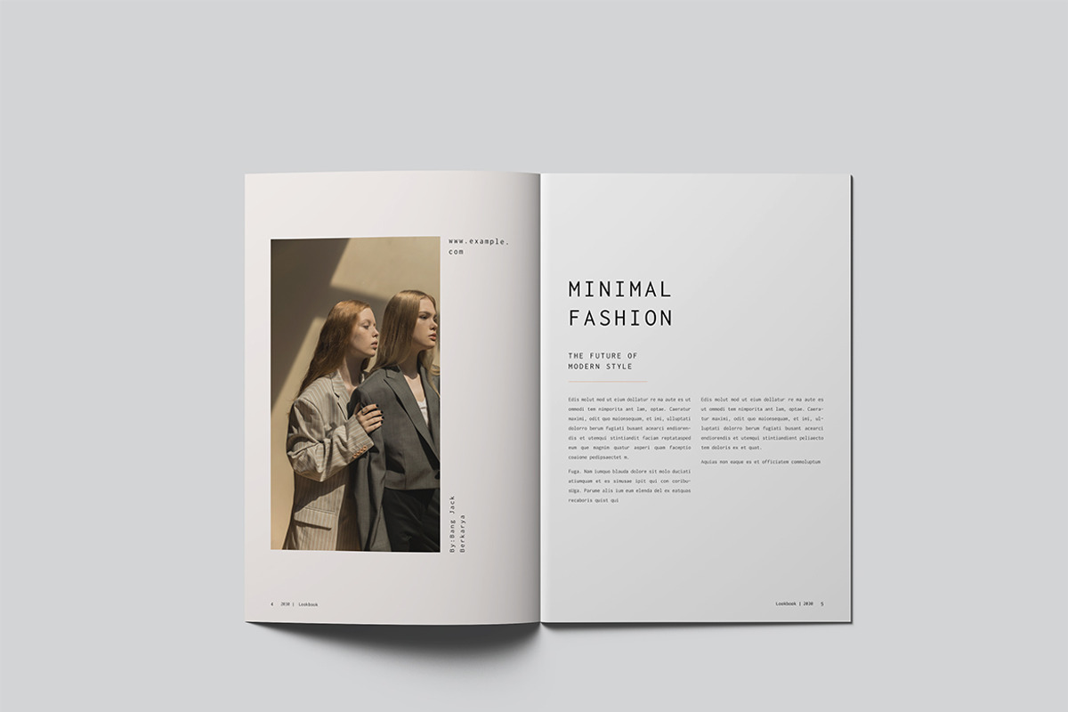Fashion Lookbook Template, a Brochure Template by Alhaytar (Photo 3 of 12)