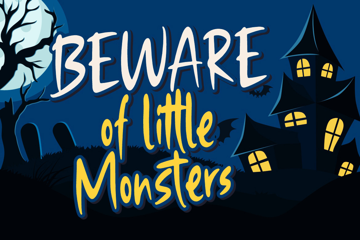 Ghostily Spooky Halloween Typeface, a Sans Serif Font by Creatype Studio (Photo 6 of 9)