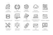 SEO and Development icons, a Technology Illustration by Tettygreen (Thumbnail 2 of 3)