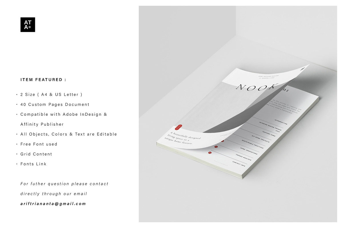 NOOK Home Living Magazine, a Magazine Template by Arif Tri Ananta (Photo 12 of 13)