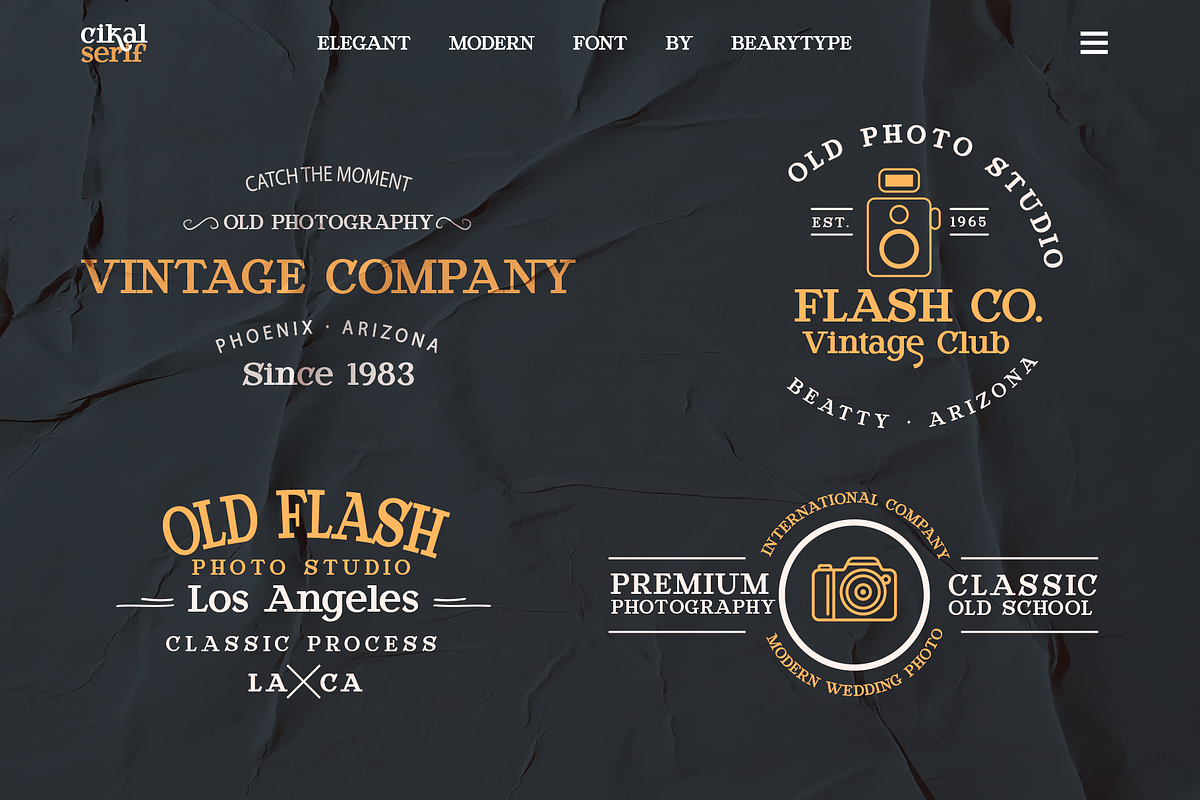 Cikal | Serif Font, a Serif Font by BearyType Studio (Photo 8 of 16)
