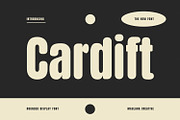 Cardift Rounded Display Font, a Sans Serif Font by Maulana Creative (Thumbnail 1 of 6)
