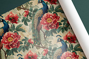 Peacock Seamless Pattern Bundle, a Pattern Graphic by AYAKA Studio Co. (Thumbnail 13 of 13)