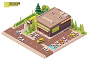 Isometric city map elements, an Object Graphic by tele52 (Thumbnail 16 of 72)