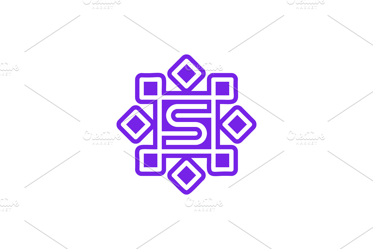elegant symmetrical letter S logo, a Branding & Logo Template by Rasagama Studio
