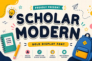 Scholar Modern, a Sans Serif Font by Limited.studio (Thumbnail 1 of 5)