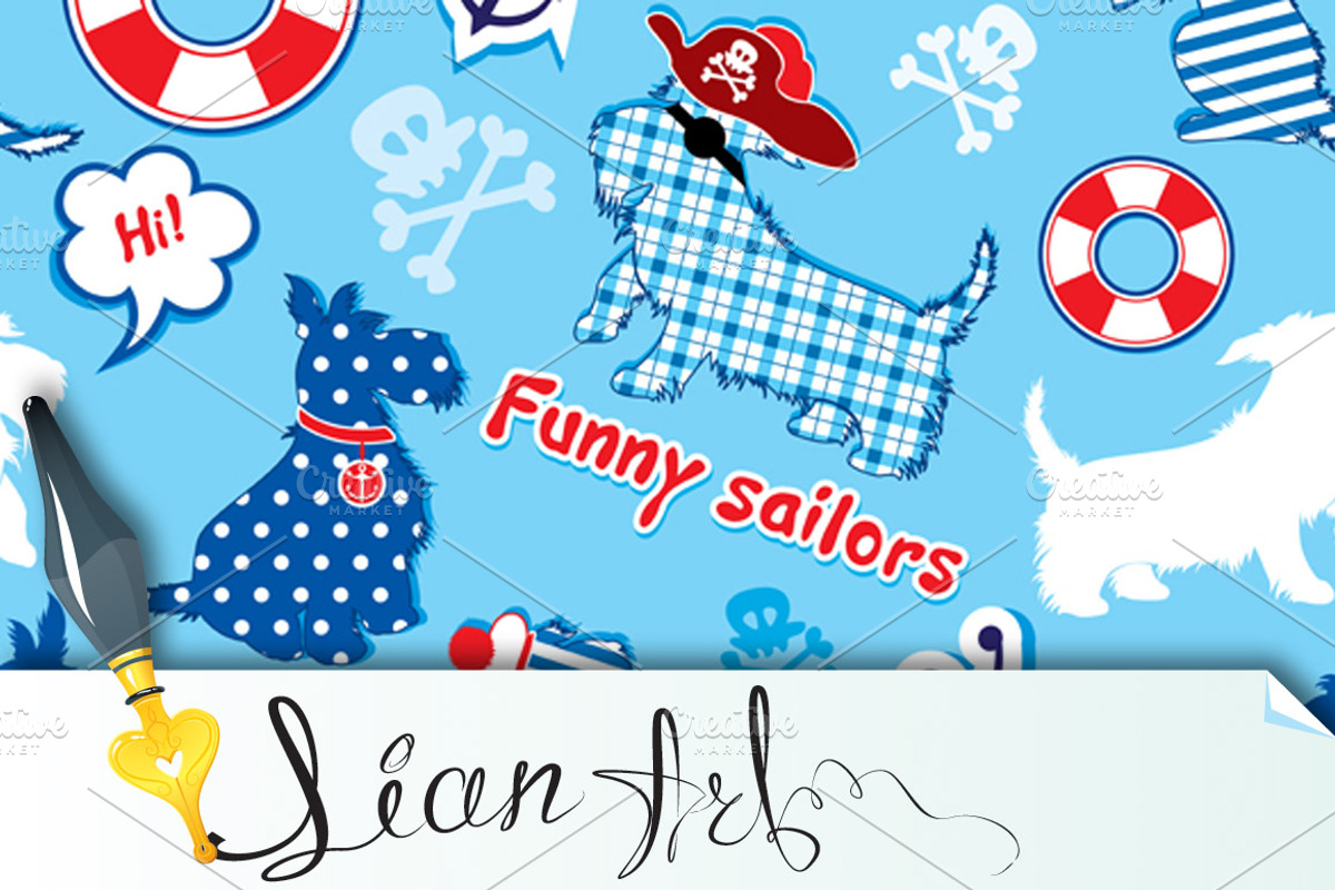 funny scottish terrier dogs - sailor