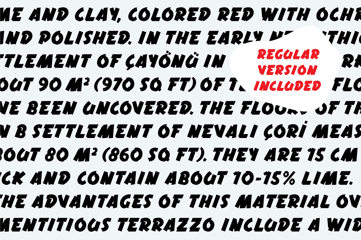 Terrazzo Color Font Family, a Font by Didem Ogmen (Photo 12 of 12)