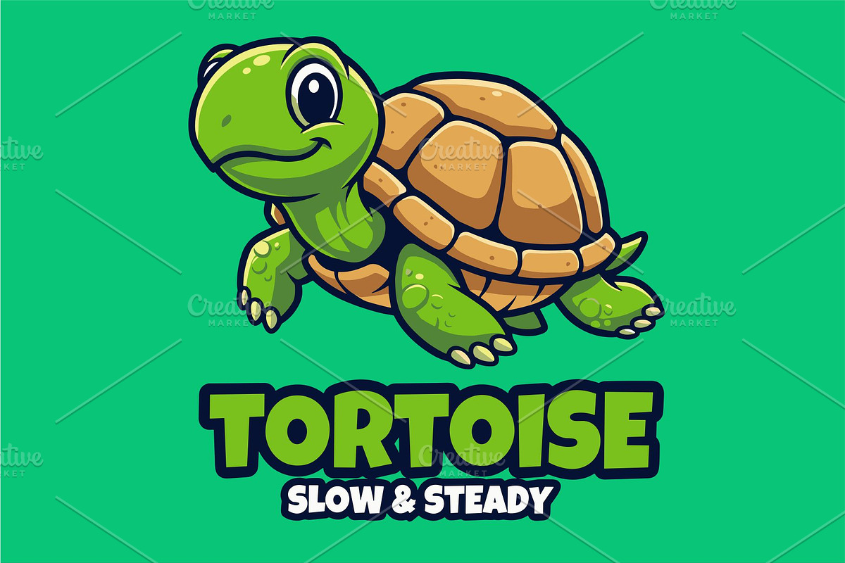 The Steady Tortoise, an Animal Illustration by Izdihaar_Studio (Photo 2 of 3)