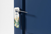 Door Hanger Mockup, a Household Mockup by xavier_studio (Thumbnail 4 of 5)