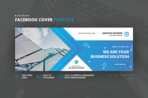 Business Facebook Cover Template