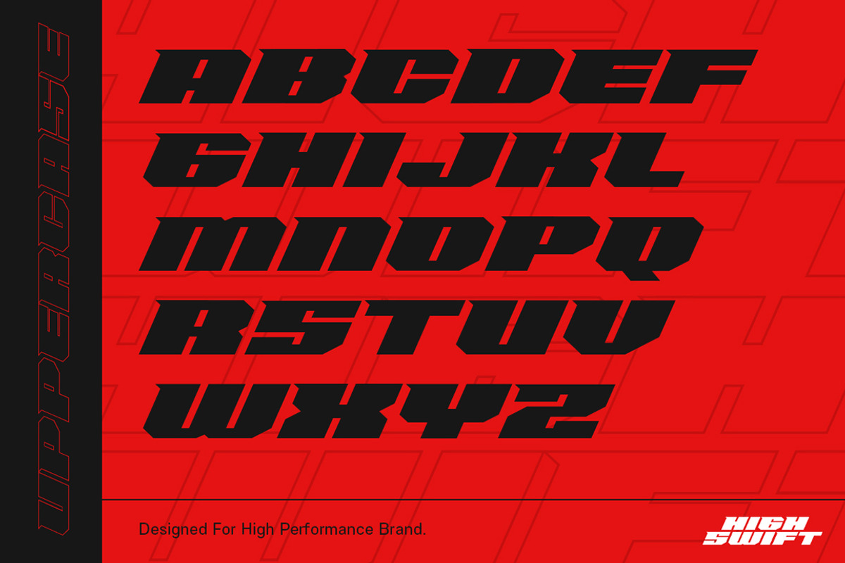 High Swift - Racing Font, a Sans Serif Font by Variatype (Photo 2 of 8)