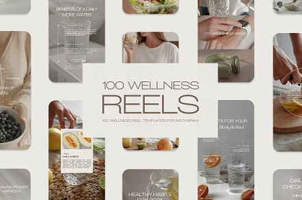 100 Wellness Reel Templates