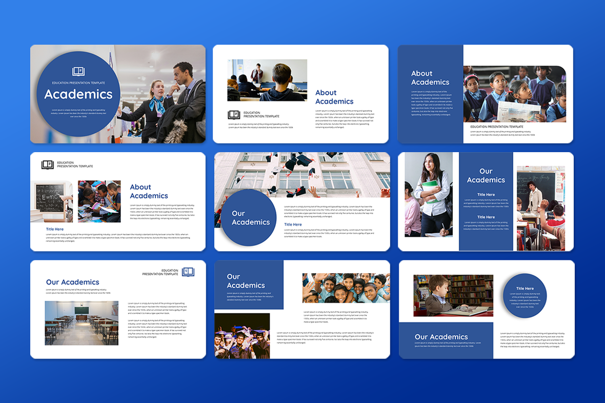 Academics - PowerPoint Template, a Presentation Template by QR Design Studio (Photo 2 of 3)