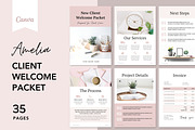 Client Welcome Packet Template Canva, a Brochure Template by DeeBeeDesign (Thumbnail 1 of 10)