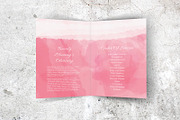Pink Watercolor Funeral Program, a Brochure Template by Final Tribute (Thumbnail 3 of 4)