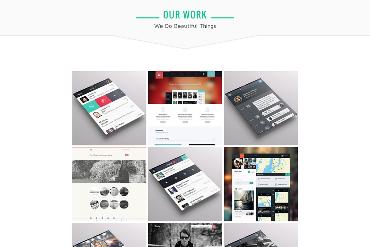 Forged - OnePage Parallax Theme, a WordPress Template by Theme-Forge (Photo 3 of 5)